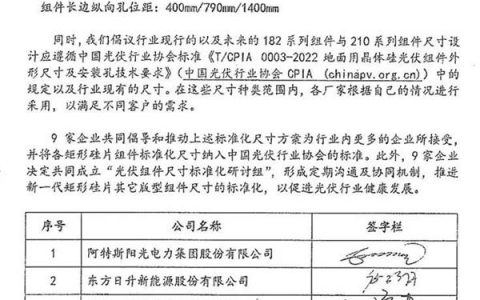 光伏界大新闻！9家公司终于达成共识 影响多大？