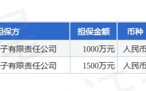 晶赛科技披露2笔对外担保，被担保方为合肥晶威特电子有限责任公司