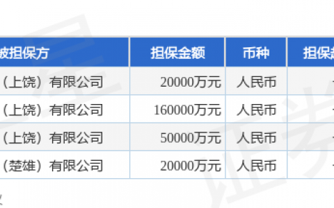 晶科能源披露4笔对外担保，被担保公司达2家