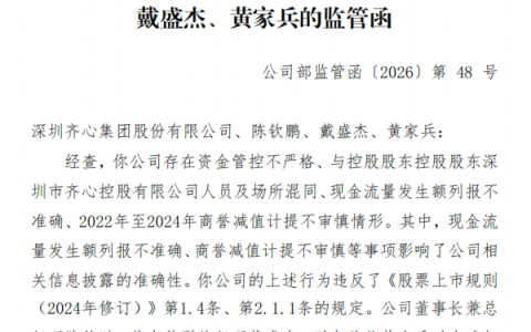 齐心集团“开年不利”：业绩失速叠加治理爆雷，1.8亿利润目标承压